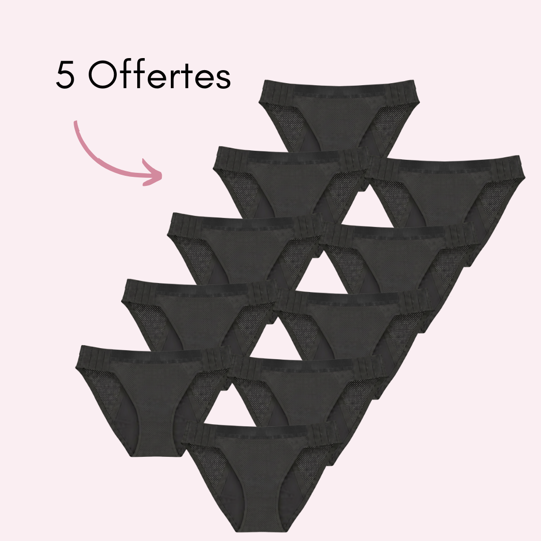 Culotte Menstruelle Respirante Détachable Claire (Nouveauté)