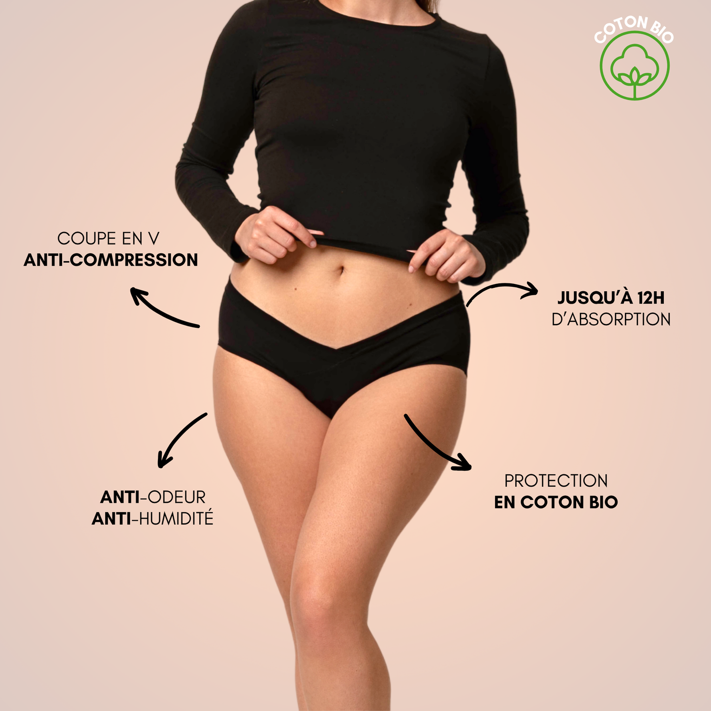 Culotte Menstruelle Amélie (Nouveauté)