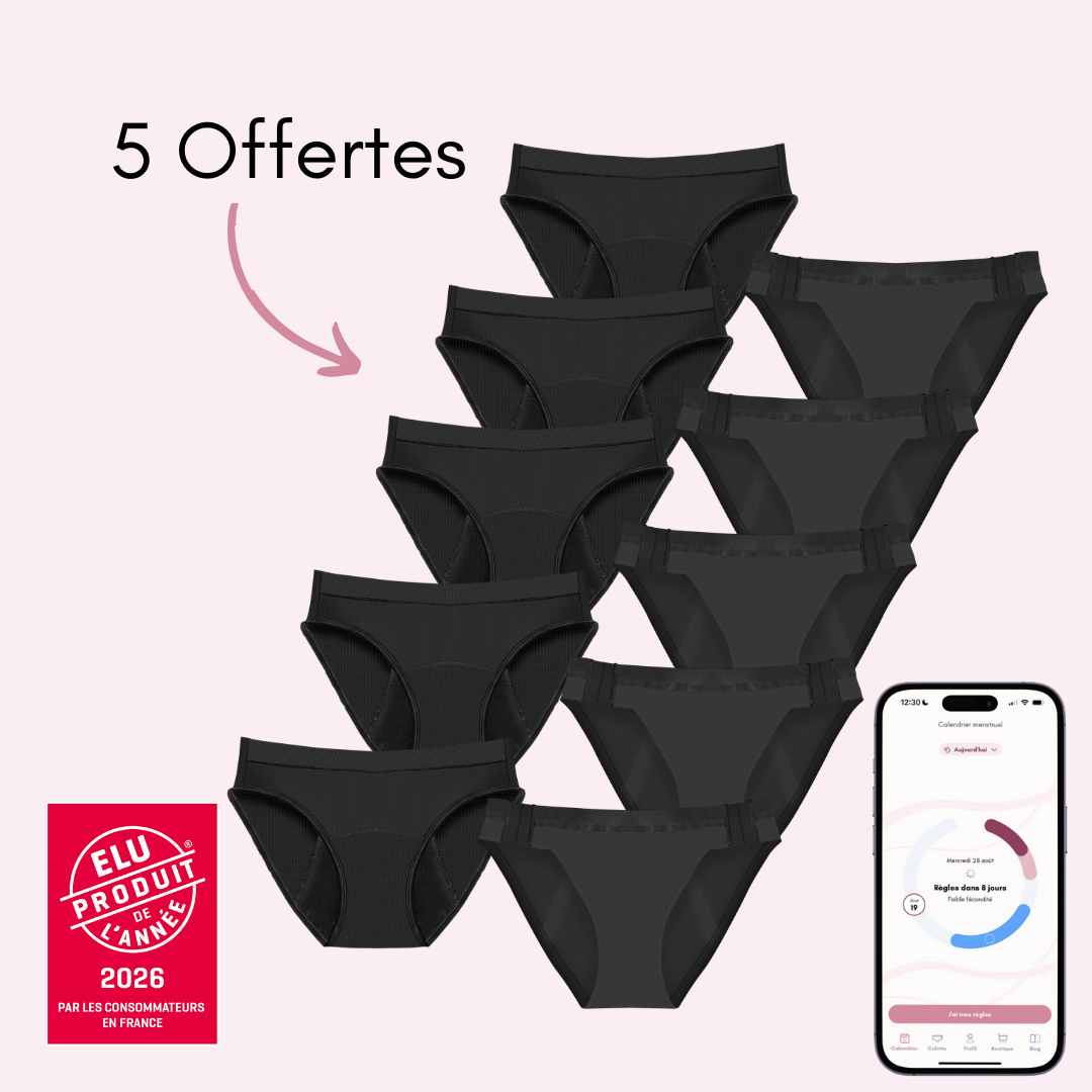 5 Arya détachables + 5 Aurore respirantes Offertes