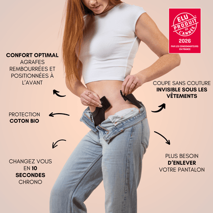 Culotte Menstruelle Arya Détachable (Nouveauté) Produit de l'année 2026  ✨