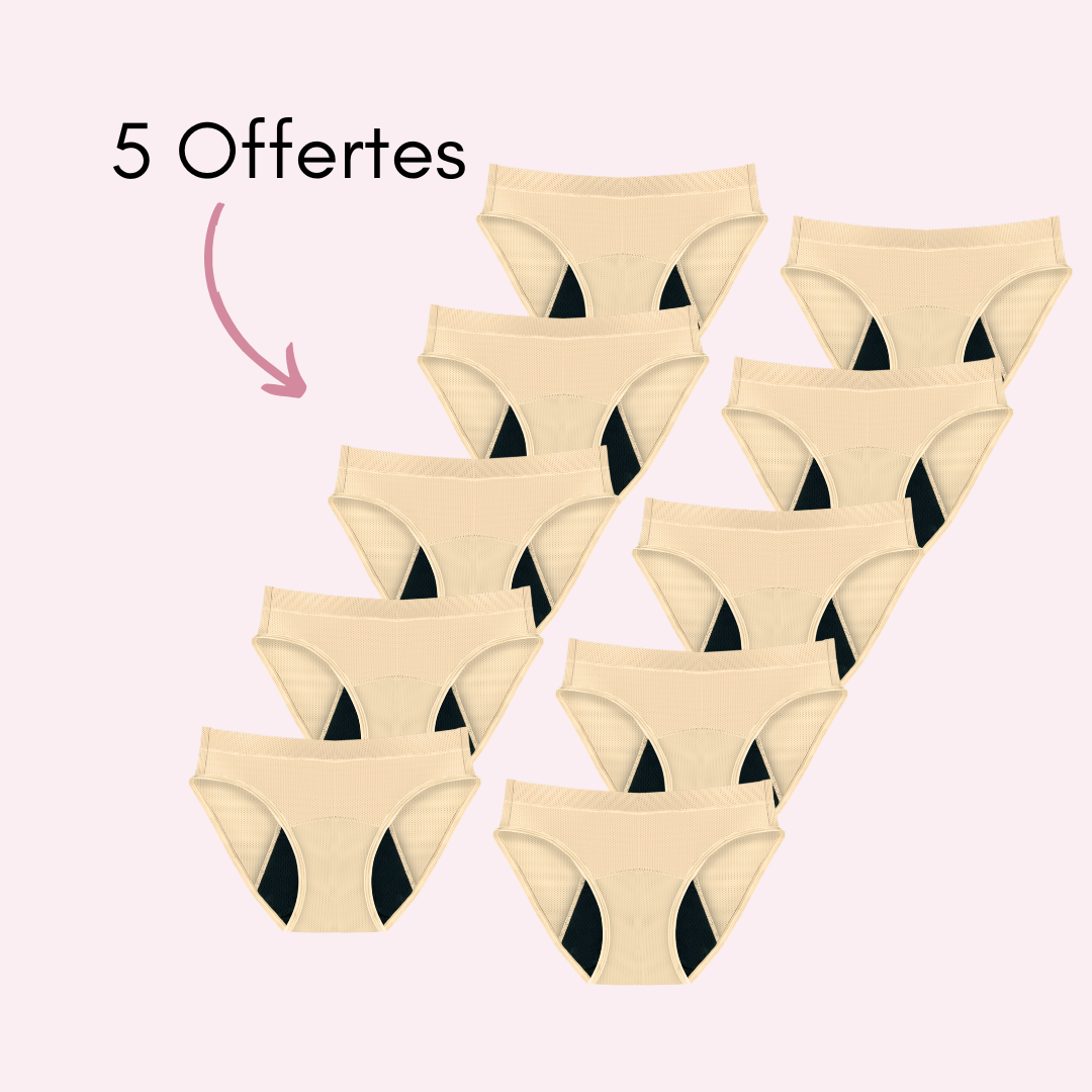 Culotte Menstruelle Respirante Aurore