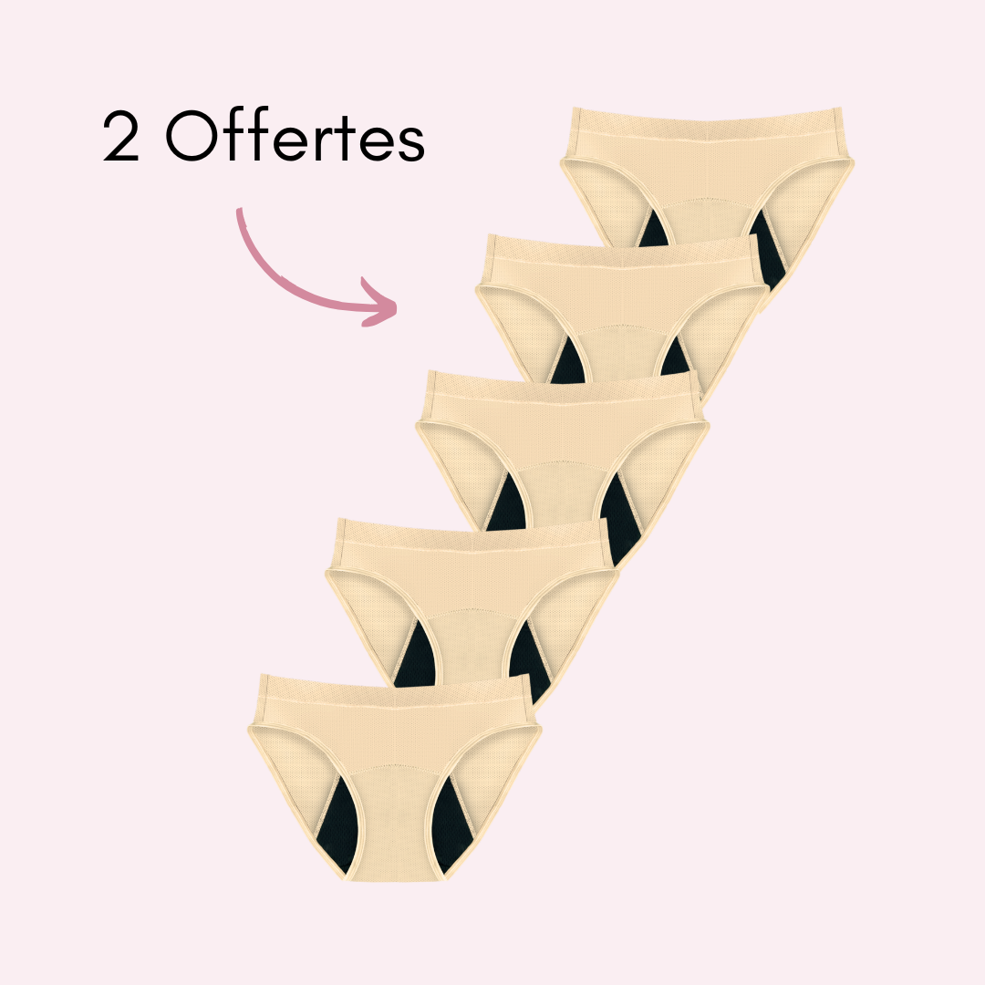 Culotte Menstruelle Respirante Aurore