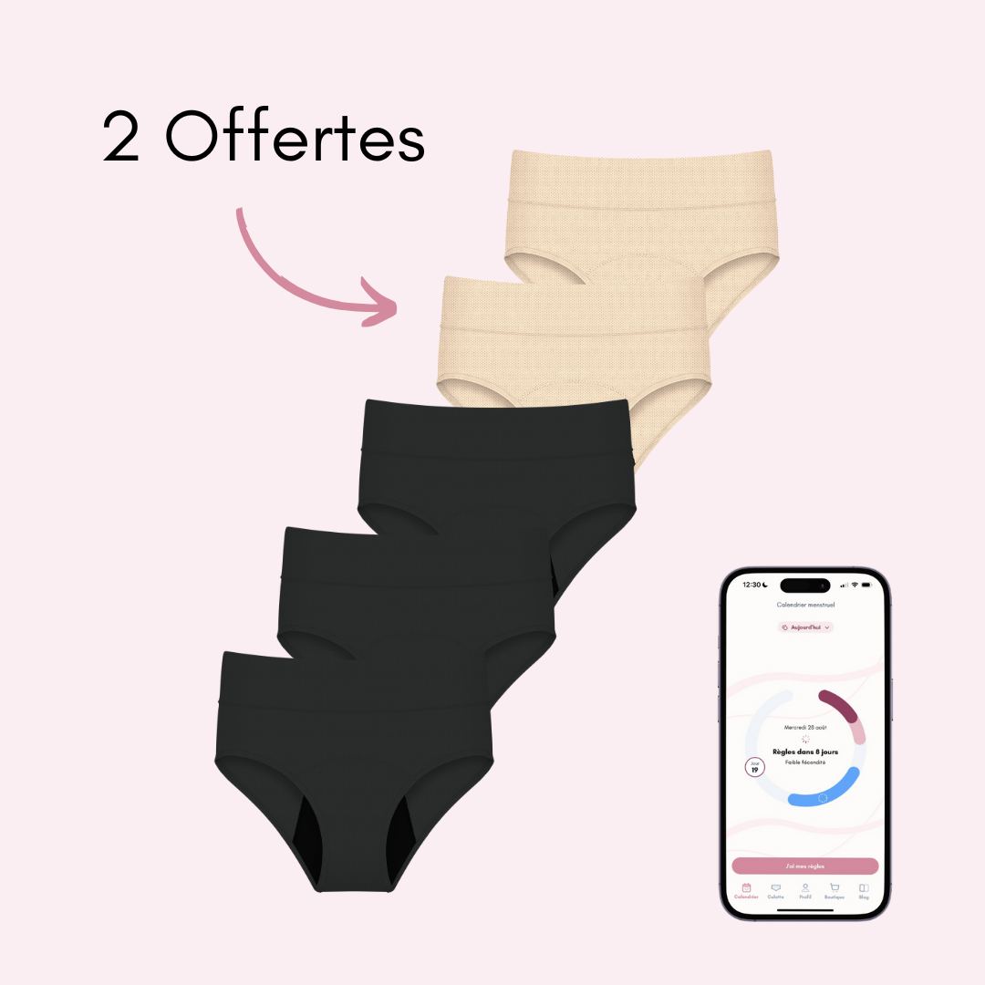 3 Céleste respirantes noires + 2 Céleste respirantes beiges (taille haute)