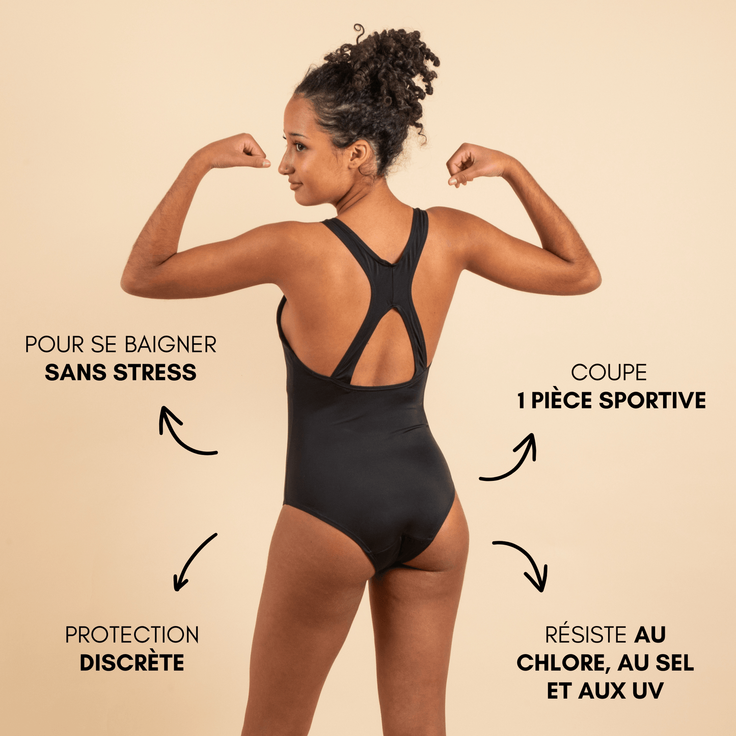 Maillot de bain menstruel ados Danaé