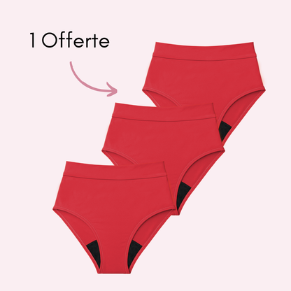 Maillot de bain menstruel taille haute Eléonore - Édition limitée