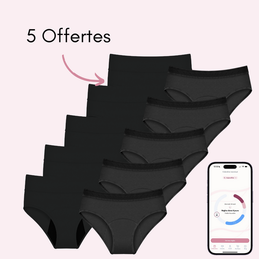 5 Léa + 5 Céleste respirantes Offertes
