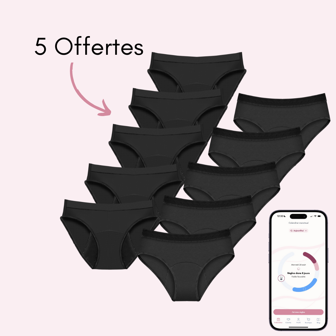 5 Léa + 5 Aurore respirantes Offertes