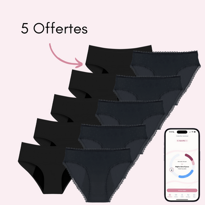 5 Manon + 5 Nina (sans coutures) Offertes