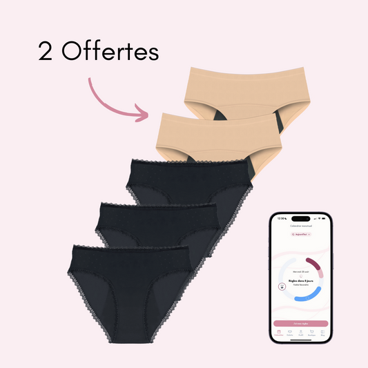 3 Manon + 2 Nina beige (sans coutures) Offertes