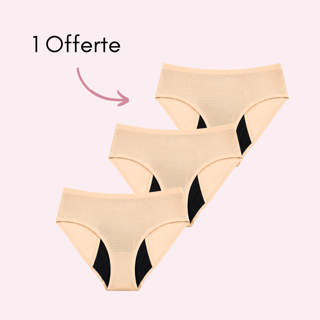 Culotte Menstruelle Ados Respirante Sans coutures Angèle