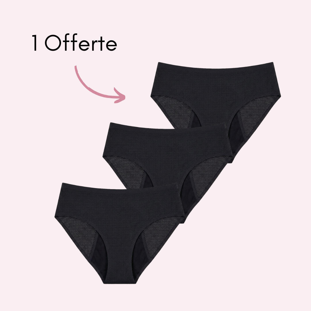 Culotte Menstruelle Ados Respirante Sans coutures Angèle