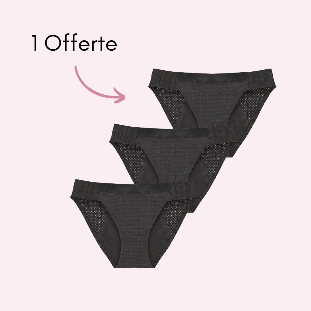 Culotte Menstruelle Ados Respirante Détachable Claire (Nouveauté)