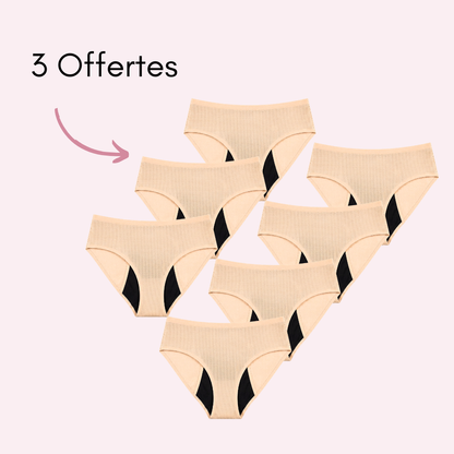 Culotte Menstruelle Ados Respirante Sans coutures Angèle