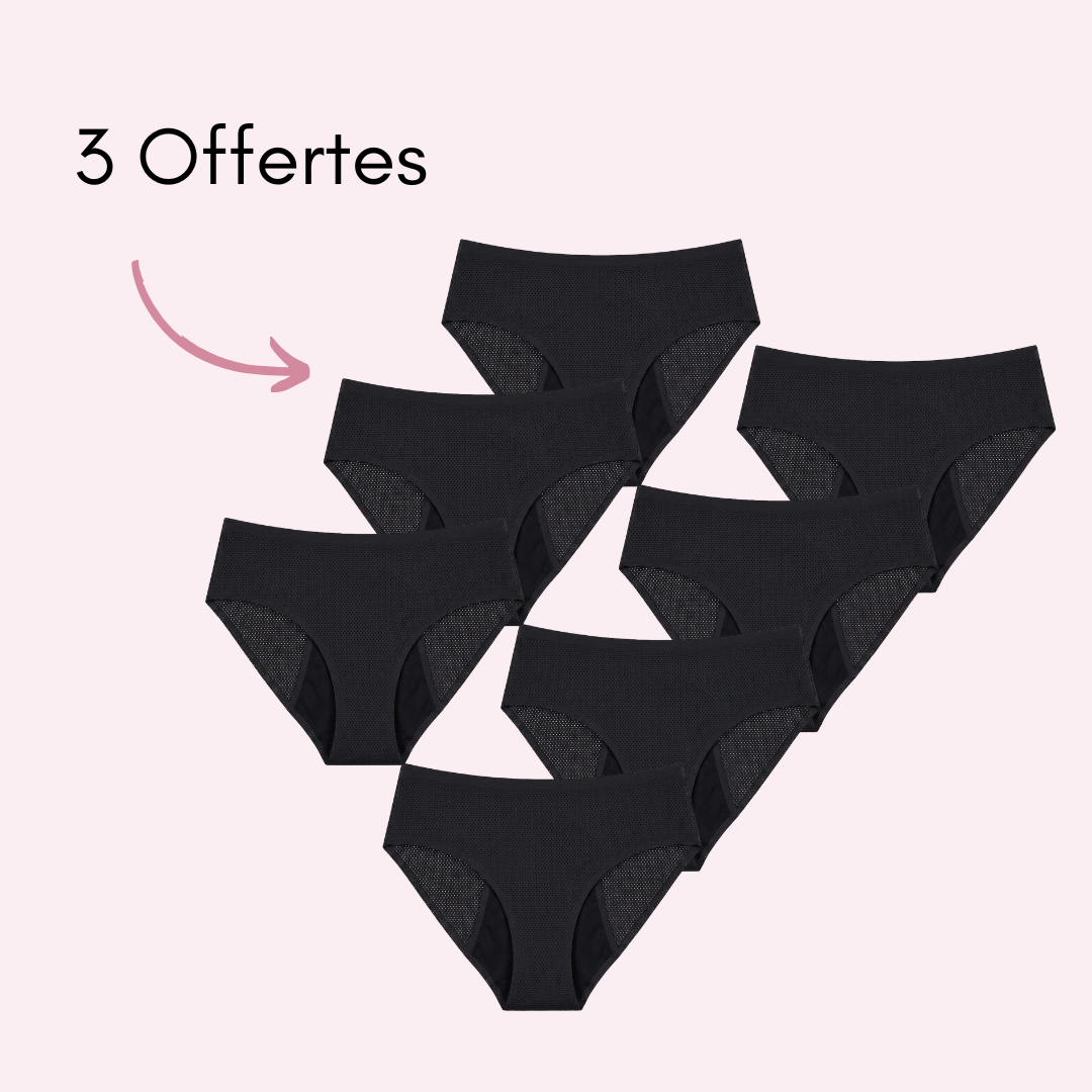 Culotte Menstruelle Respirante Sans coutures Angèle (Nouveauté)