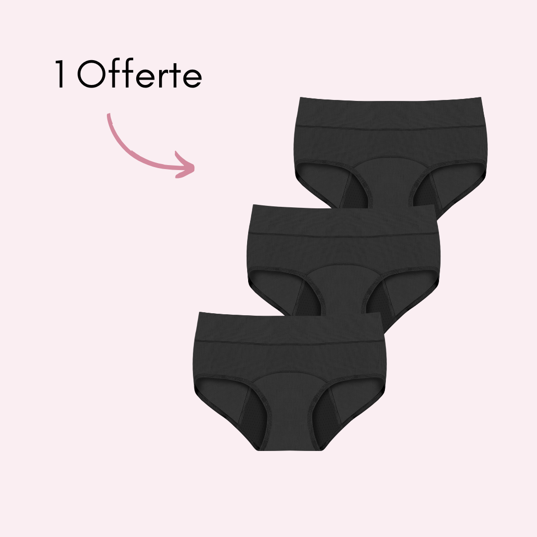 Culotte Menstruelle Ados Marie (Nouveauté) Adaptée aux flux hémorragiques