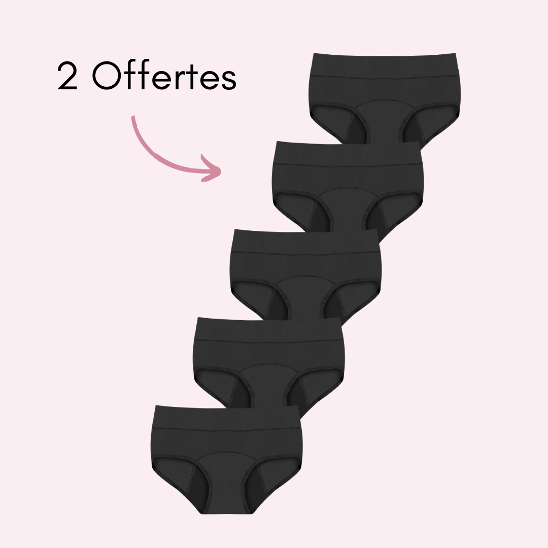 Culotte Menstruelle Ados Marie (Nouveauté) Adaptée aux flux hémorragiques